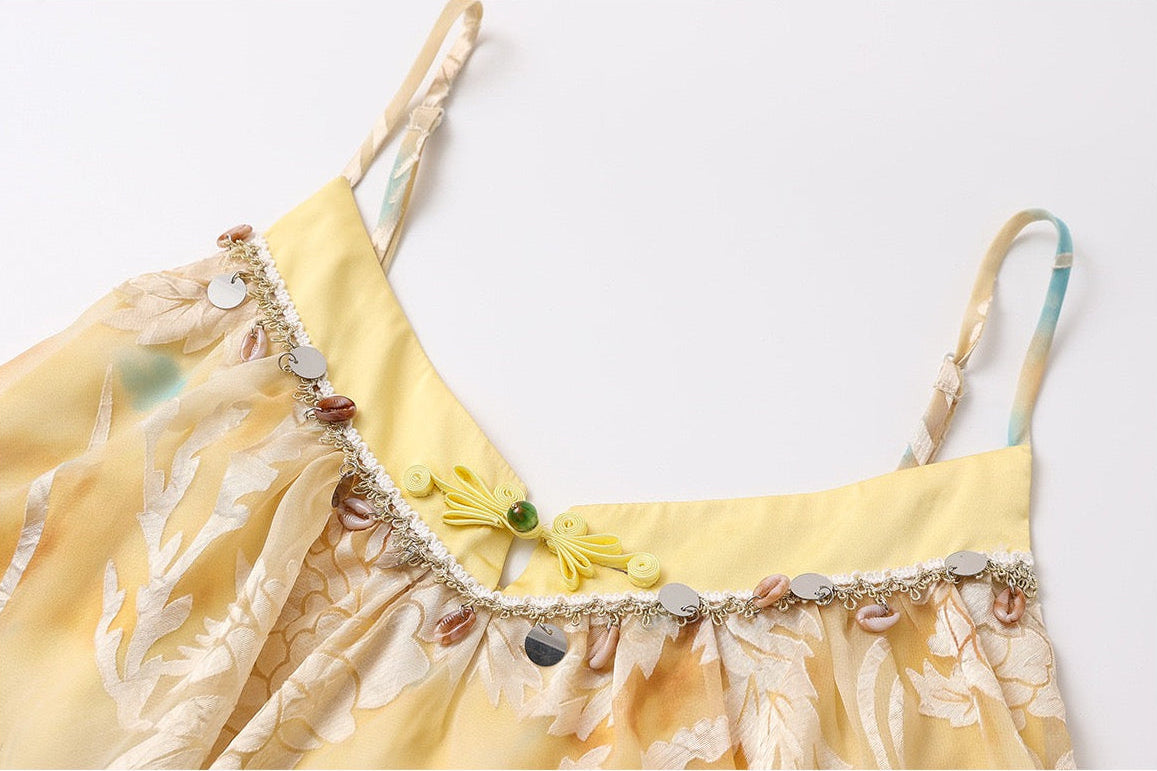 Huang Orient Flowy Dress