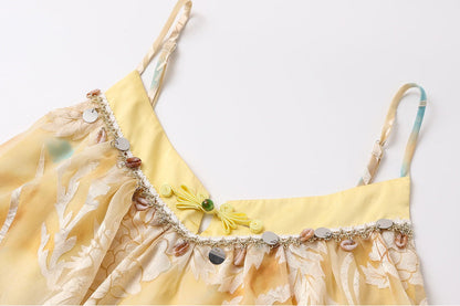 Huang Orient Flowy Dress