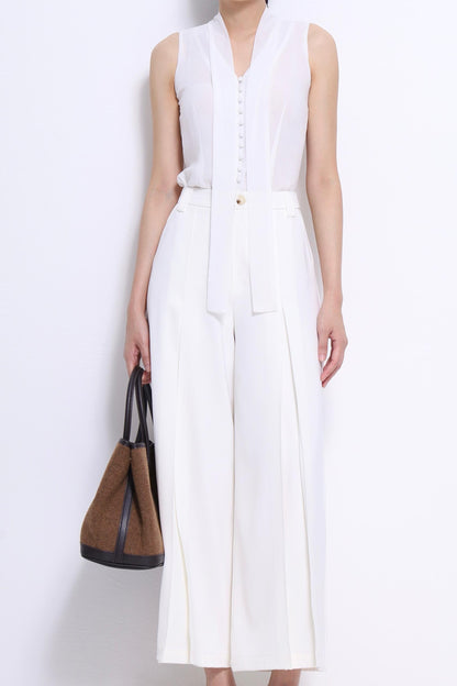 Becca V-Neck Chiffon Blouse