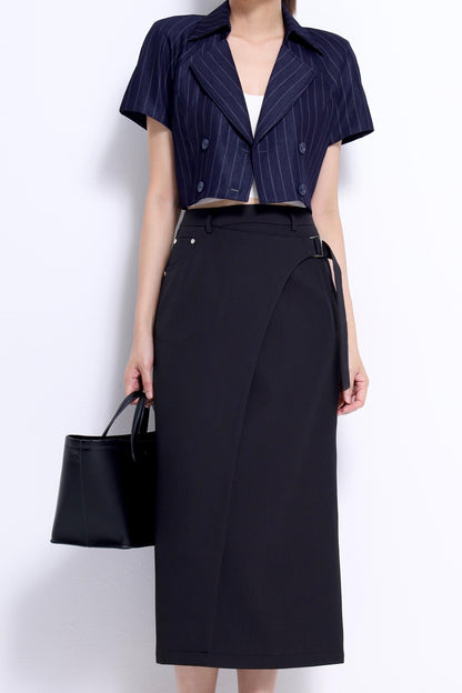 Opal Cropped Blazer Top