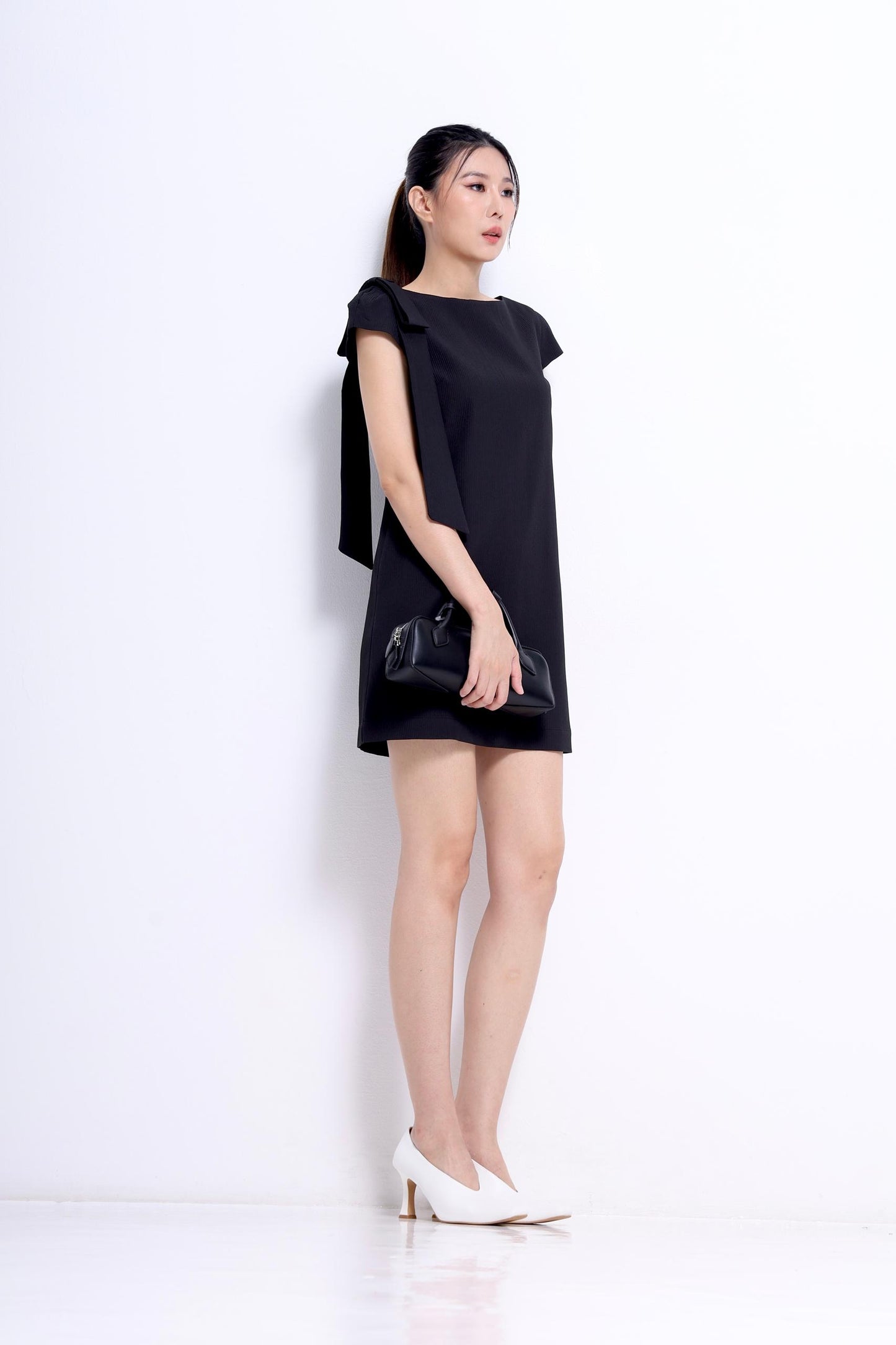 Candice Bow Babydoll Dress