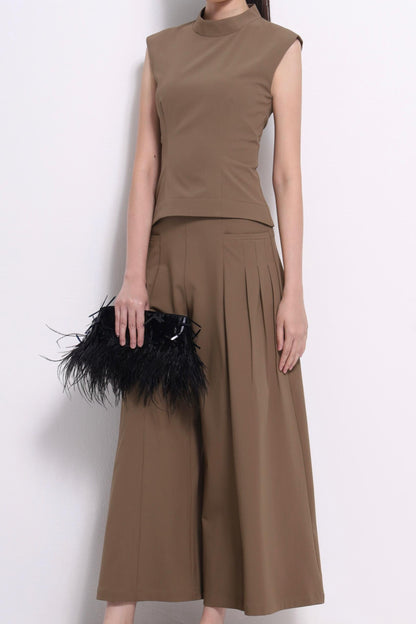 Robin Mock Neck Fitted Top