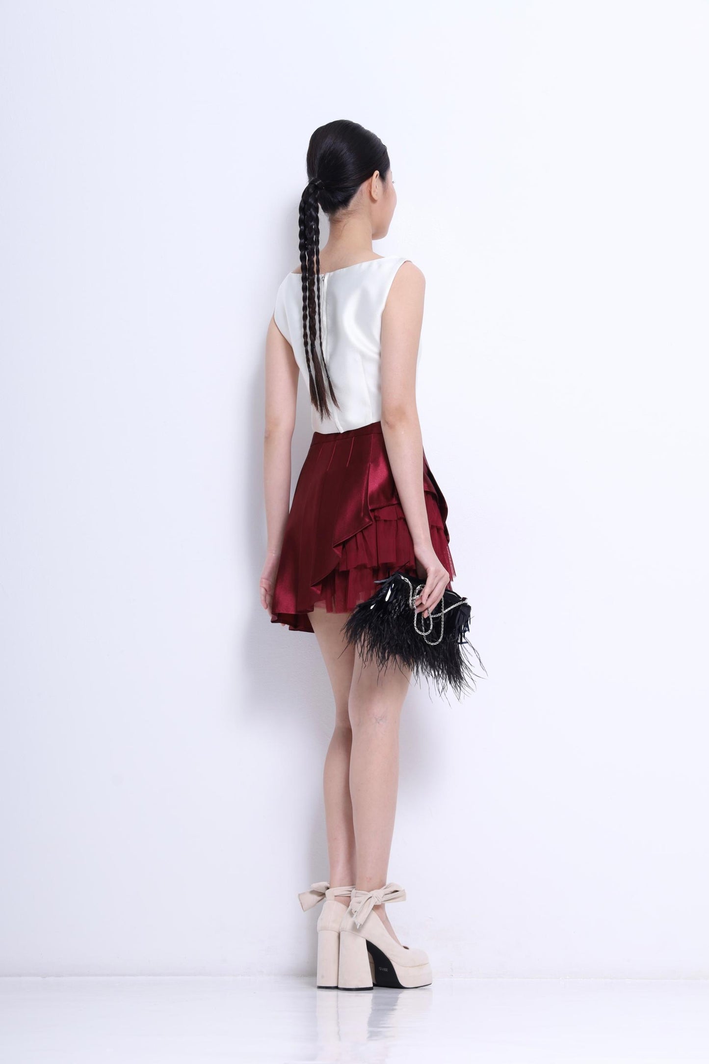 Venice Square Neck Satin Top
