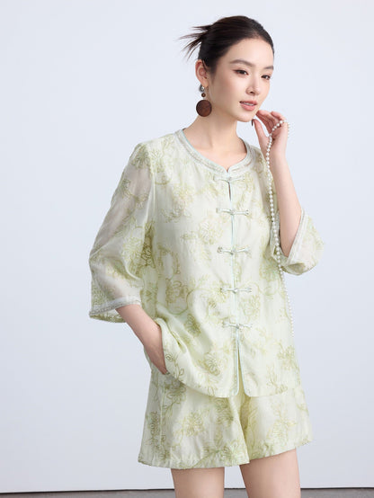 Si Yi Orient Silk Print Set