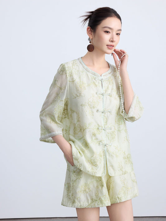 Si Yi Orient Silk Print Set