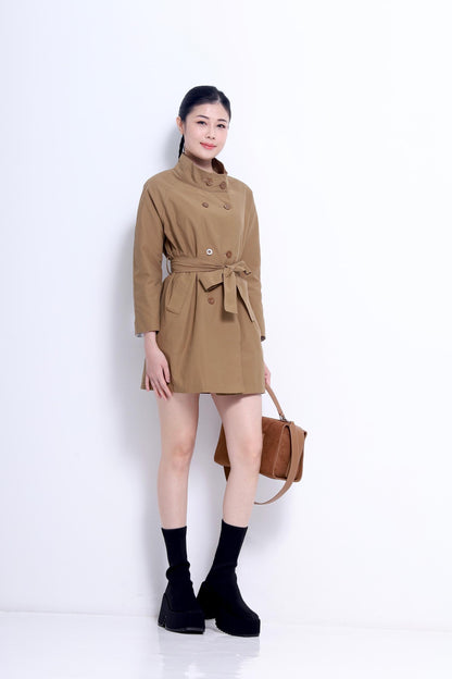 Sylvia Mid-Length Trench Jacket