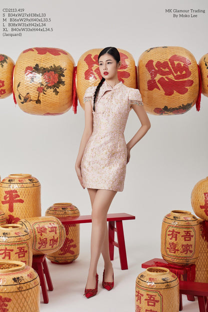 Cai Orient Pearl Qipao Dress