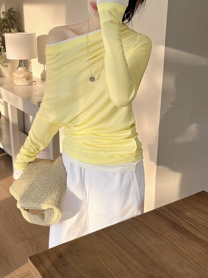 Colette Bicolor Knit Top