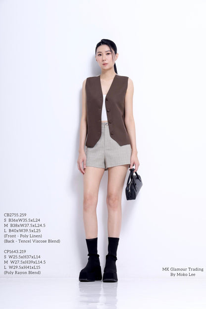 Kali Bi-Color V-Neck Vest