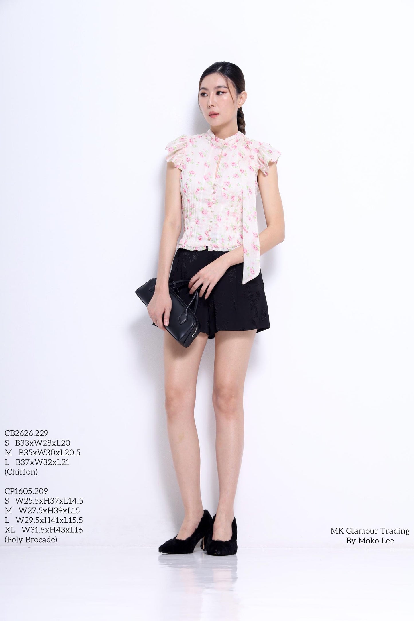 Venus Ruffle Chiffon Blouse