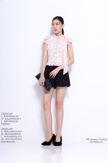 Venus Ruffle Chiffon Blouse