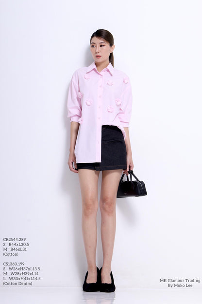 Carolina Denim Big Bow Skort