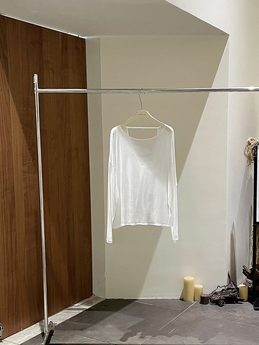 Hoo Loose Open Back Tee
