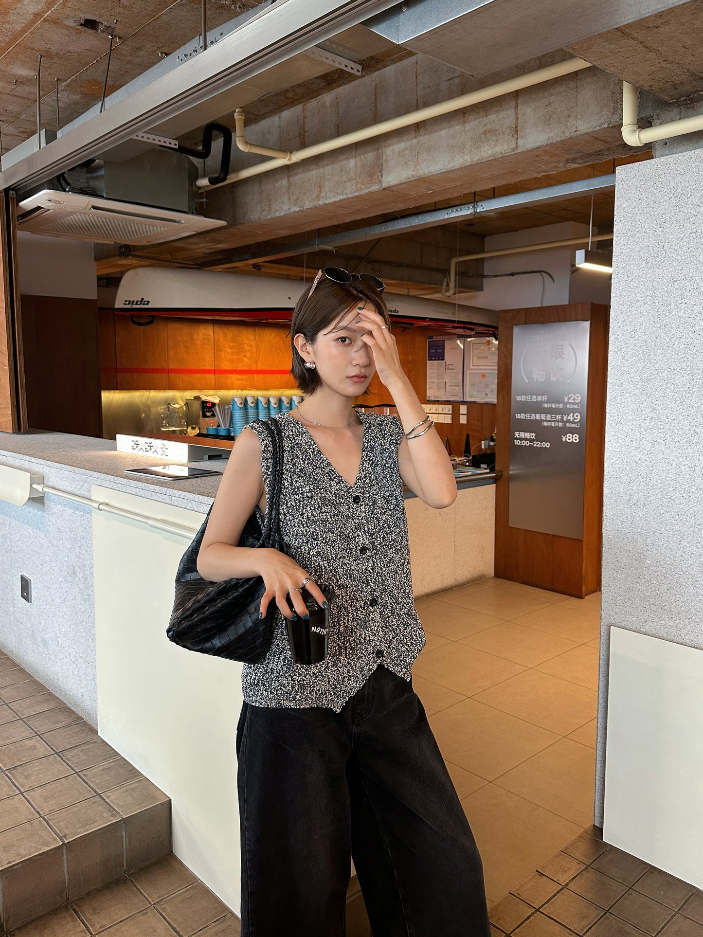 Vin Braided Knit Vest