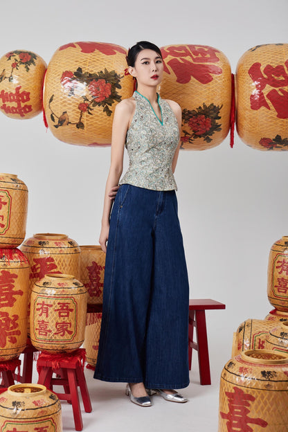 Mandy Wide Legged Denim Jeans