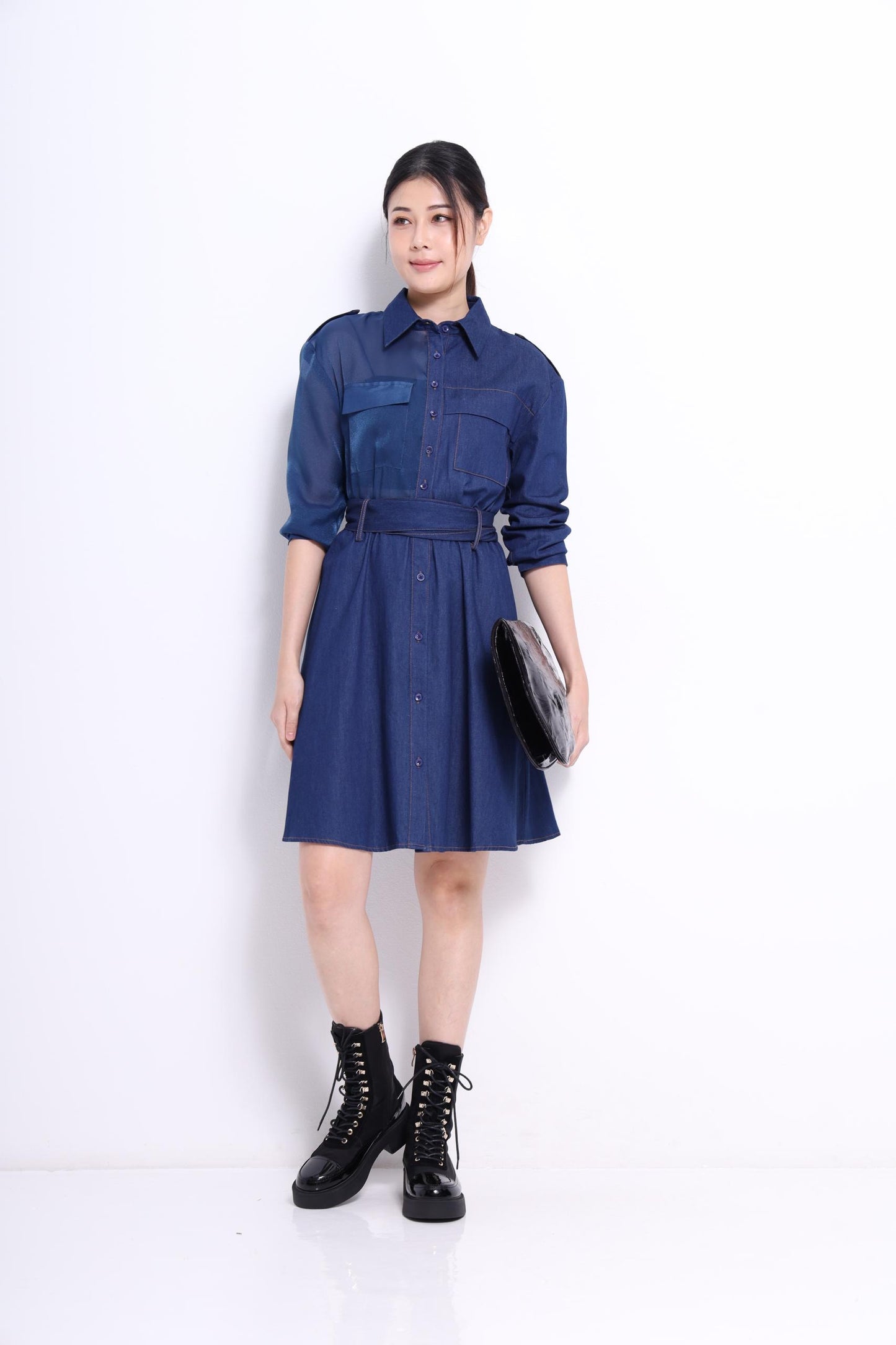 Jeon Denim Shirt Dress