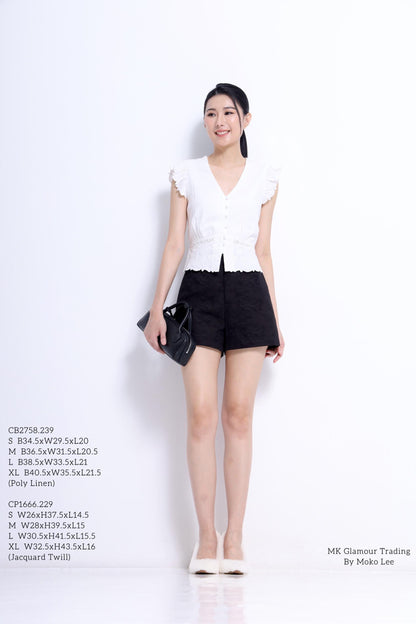 Lorraine V-Neck Lace Blouse