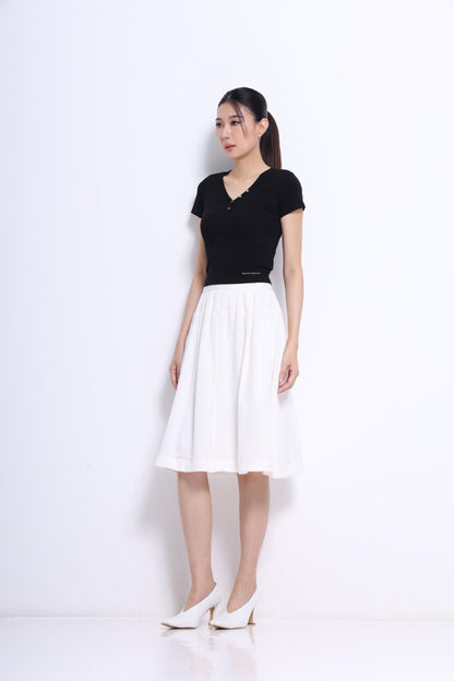 Lindy A-line Midi Skirt