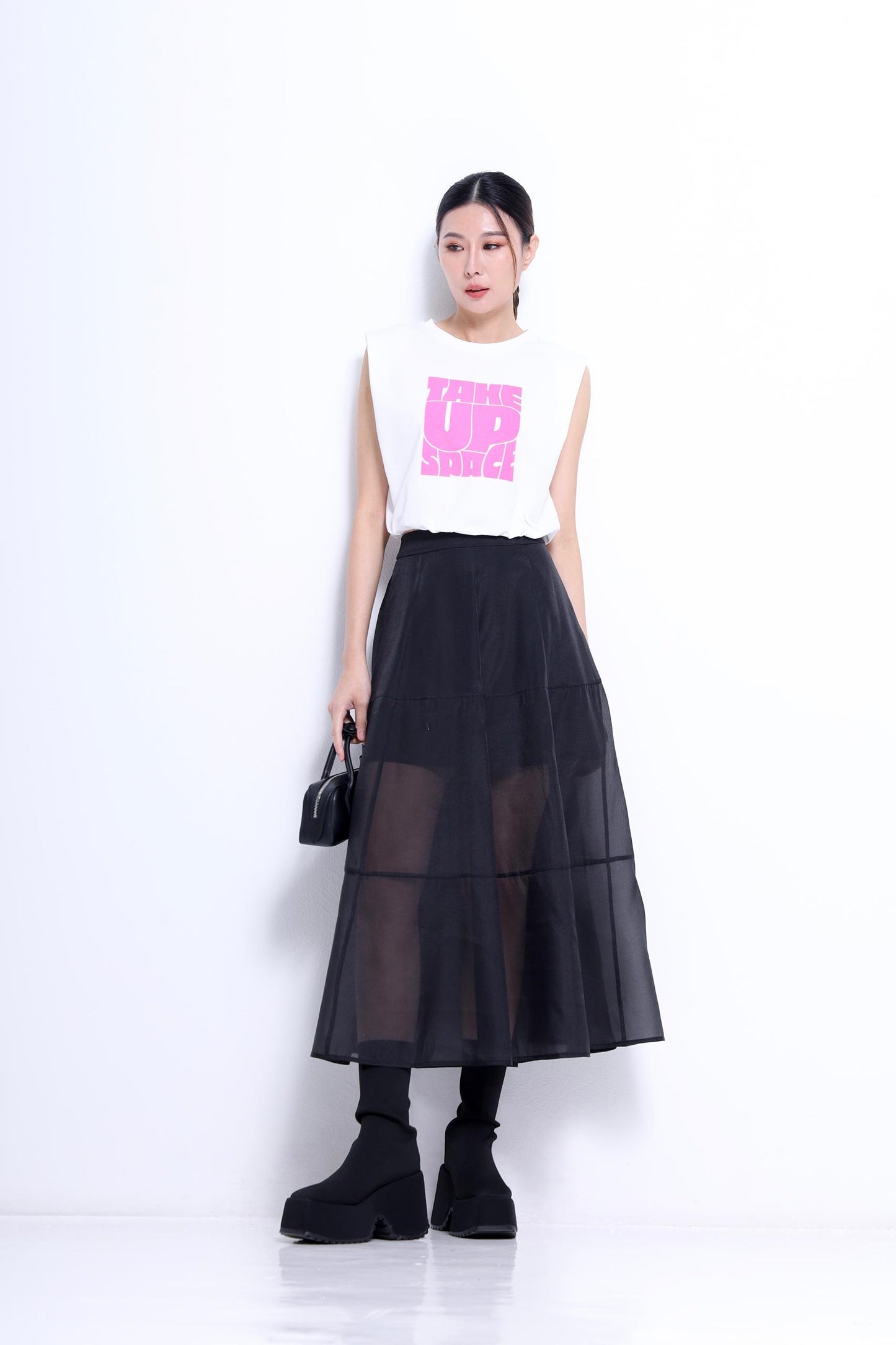 Take Up Space Cropped Tee