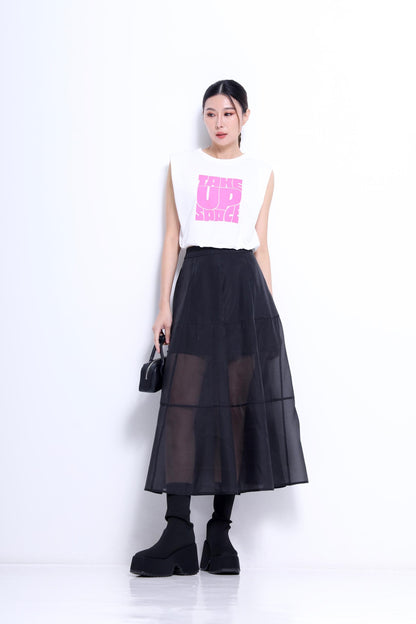 Take Up Space Cropped Tee