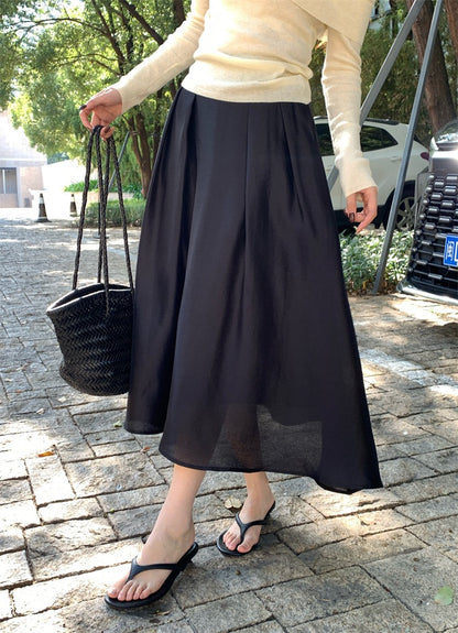 Valentina Pleated A-line Skirt