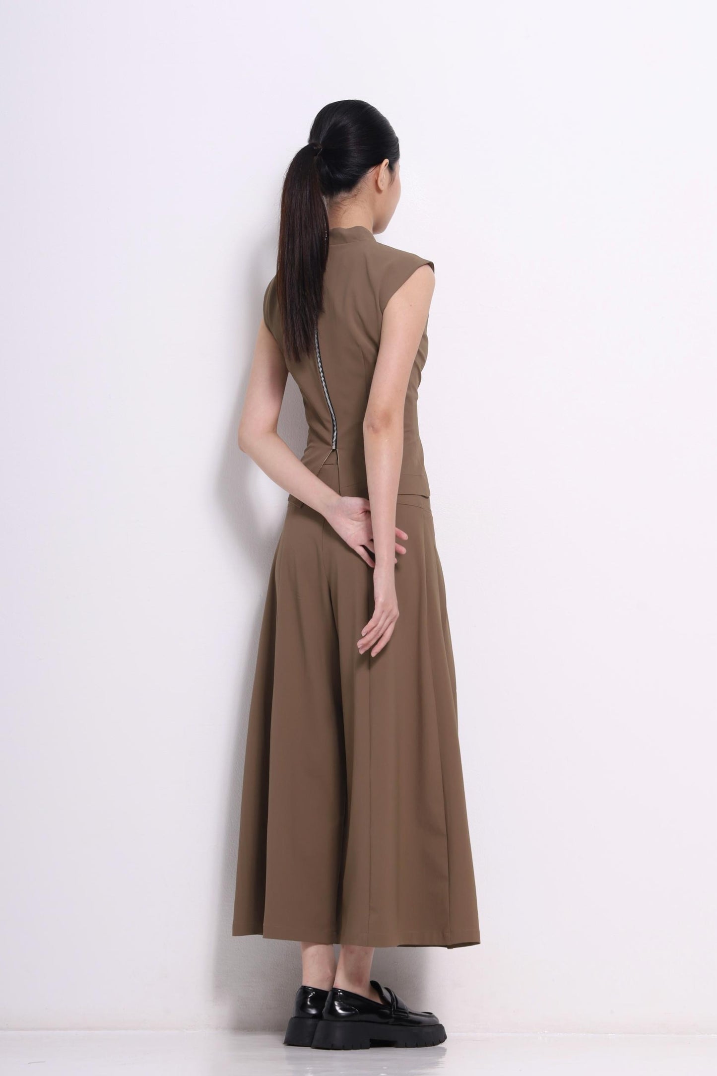 Robin Mock Neck Fitted Top