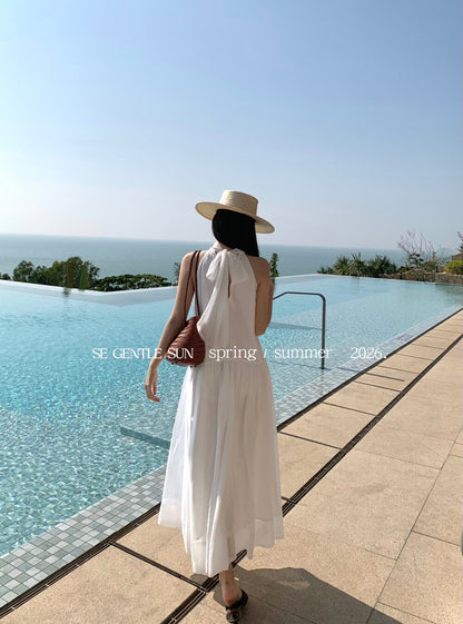 Kylie Summer Halter Dress