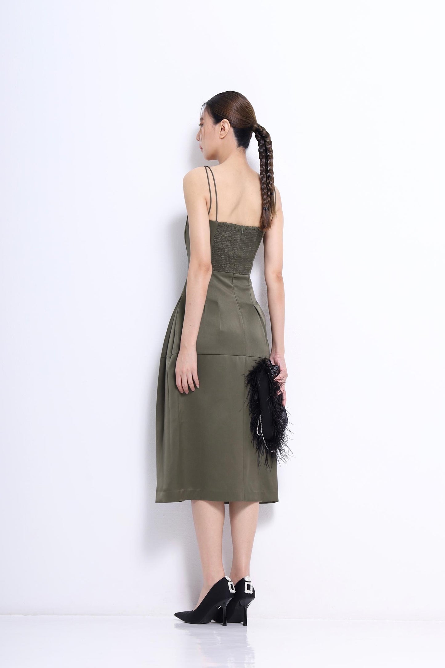 Dahlia A-line Midaxi Dress
