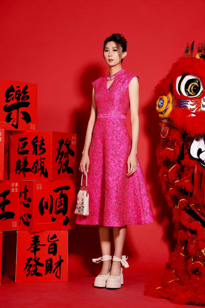 Yali Orient Jacquard Qipao Dress