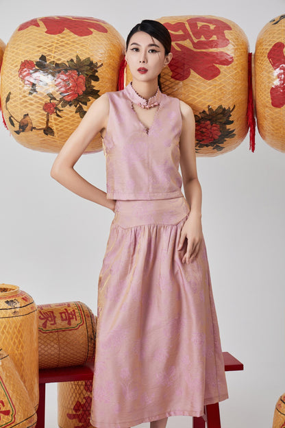 Huan Orient A-line Skirt