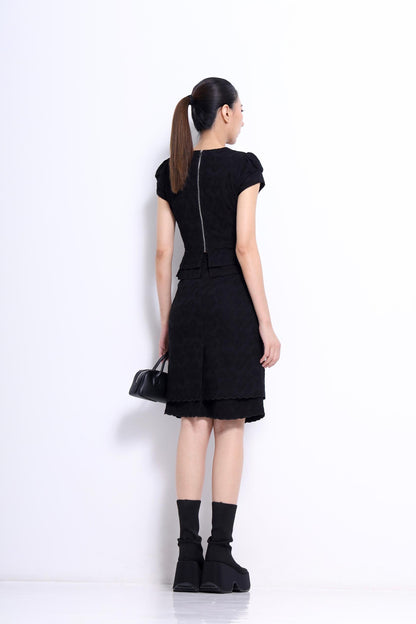 Stacey Lace Broderie Pencil Skirt