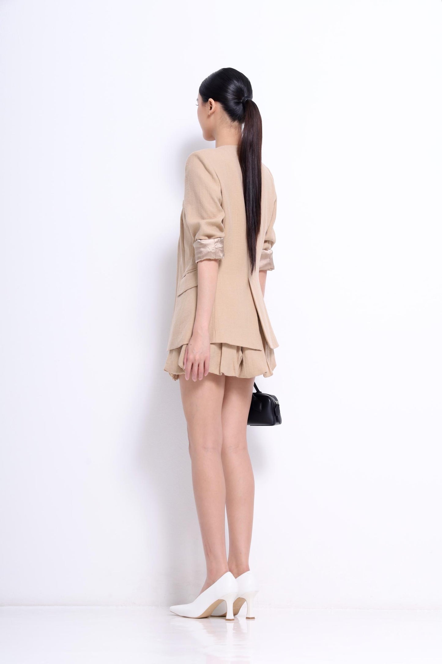 Bernice Bubble Hem Mini Skirt