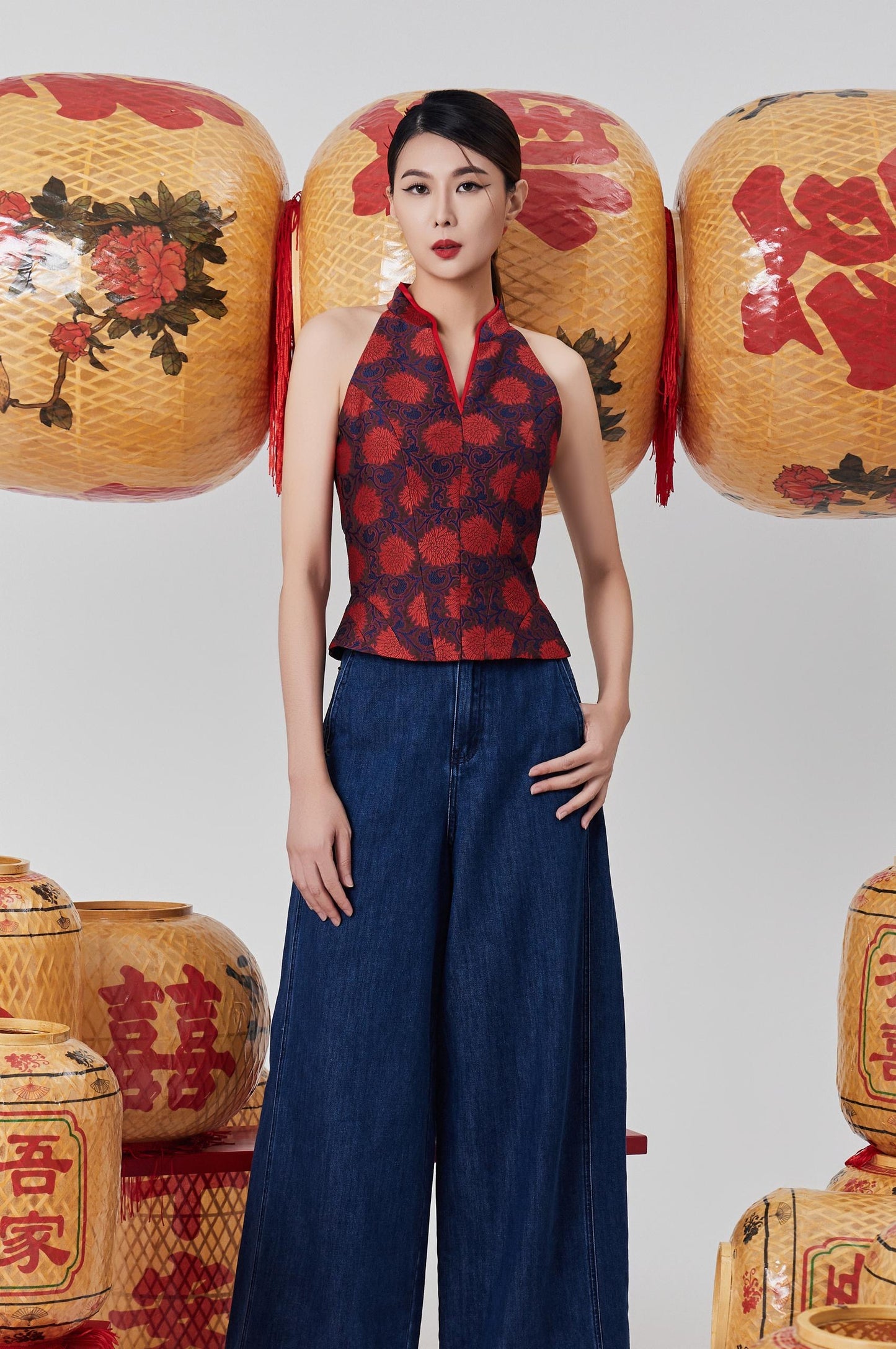 Mandy Wide Legged Denim Jeans