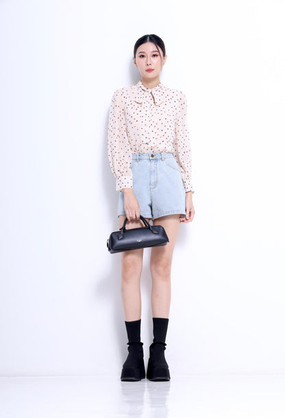 Maro Lavalliere Chiffon Blouse