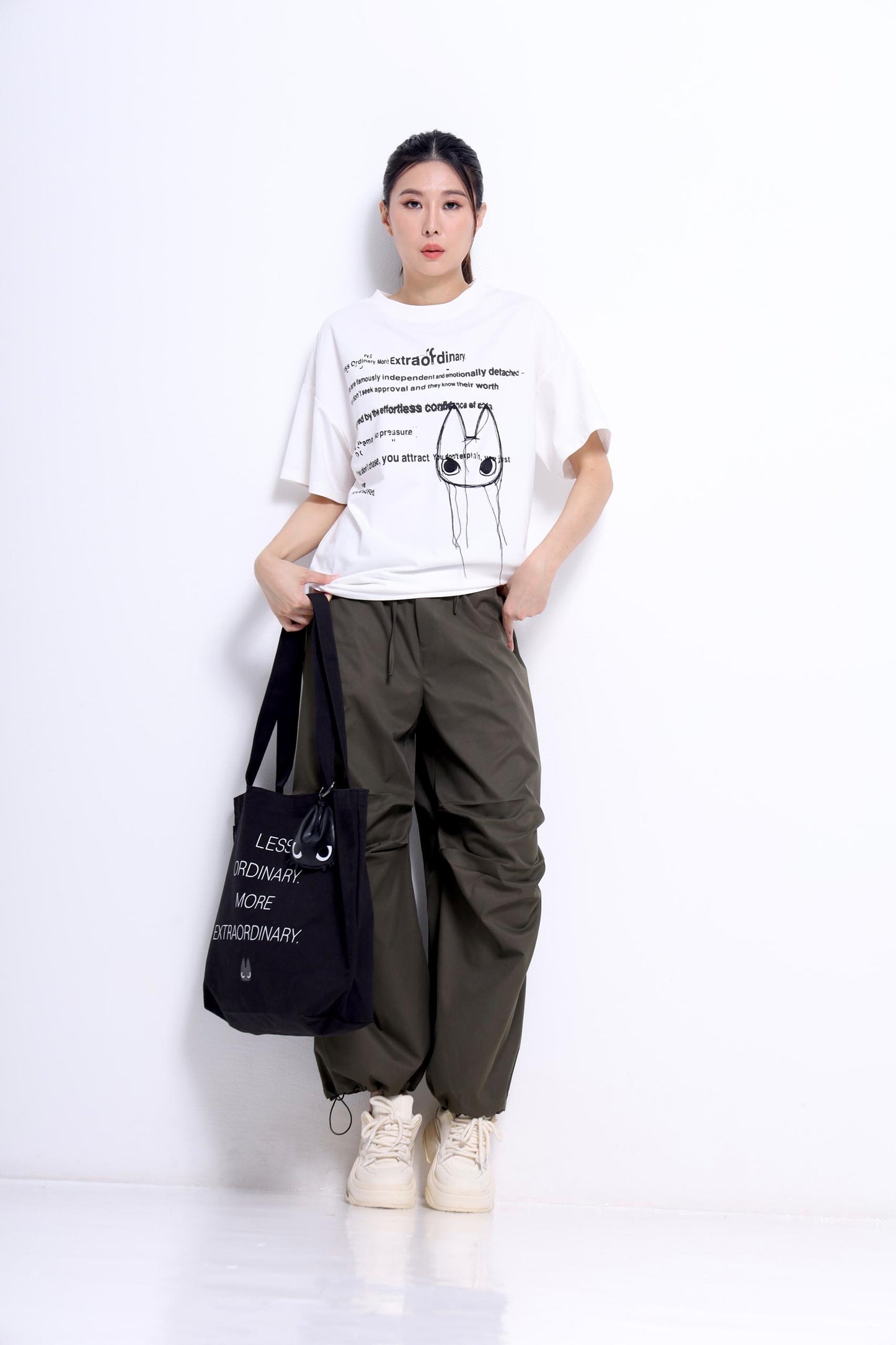 Omo Pleated Cargo Pants
