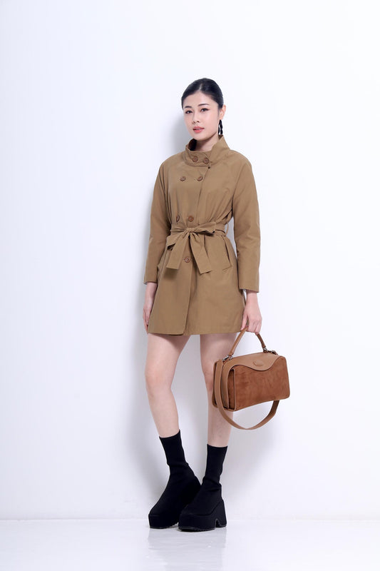 Sylvia Mid-Length Trench Jacket
