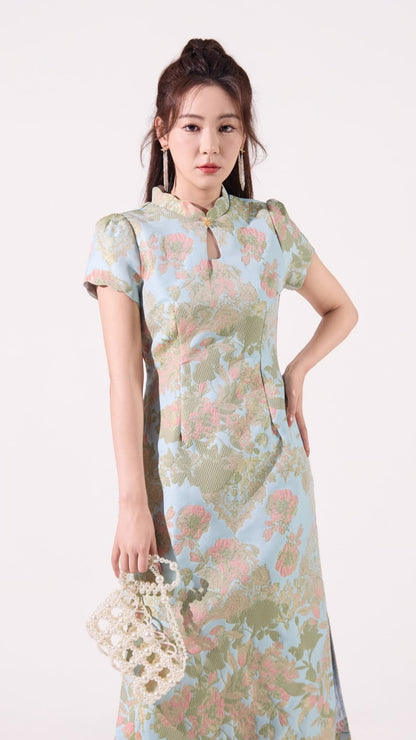 Ziri Jacquard Qipao Dress