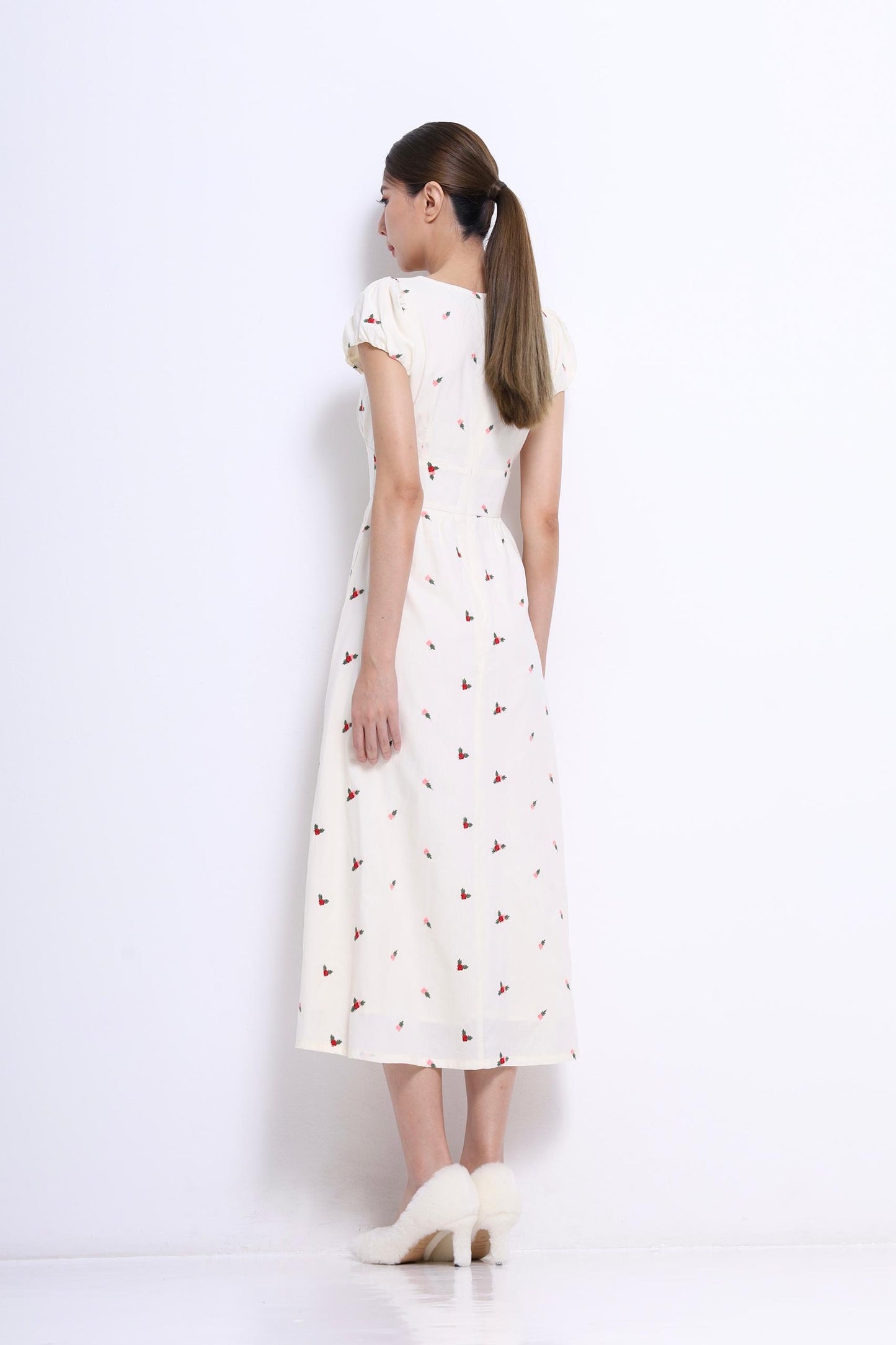 Daisy Floral Embroidered Dress