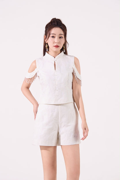 Lin Oriental Jacquard Shorts