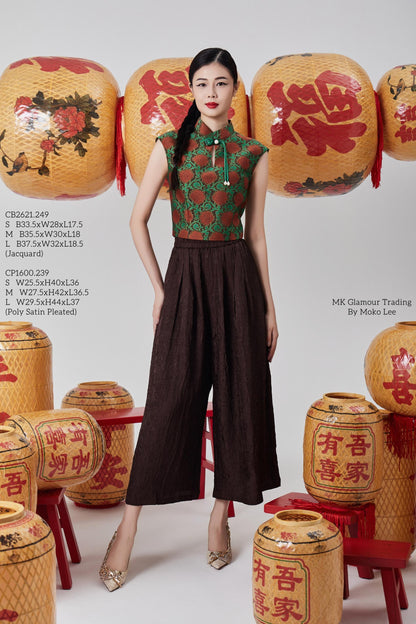 Jue Wide Legged Satin Pants