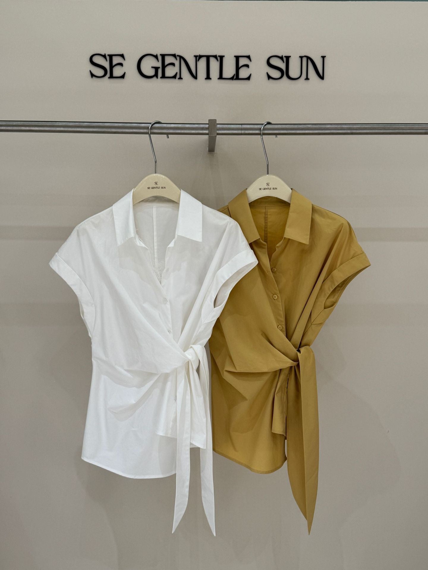 PREORDER Yoona Lace Side Tie Shirt