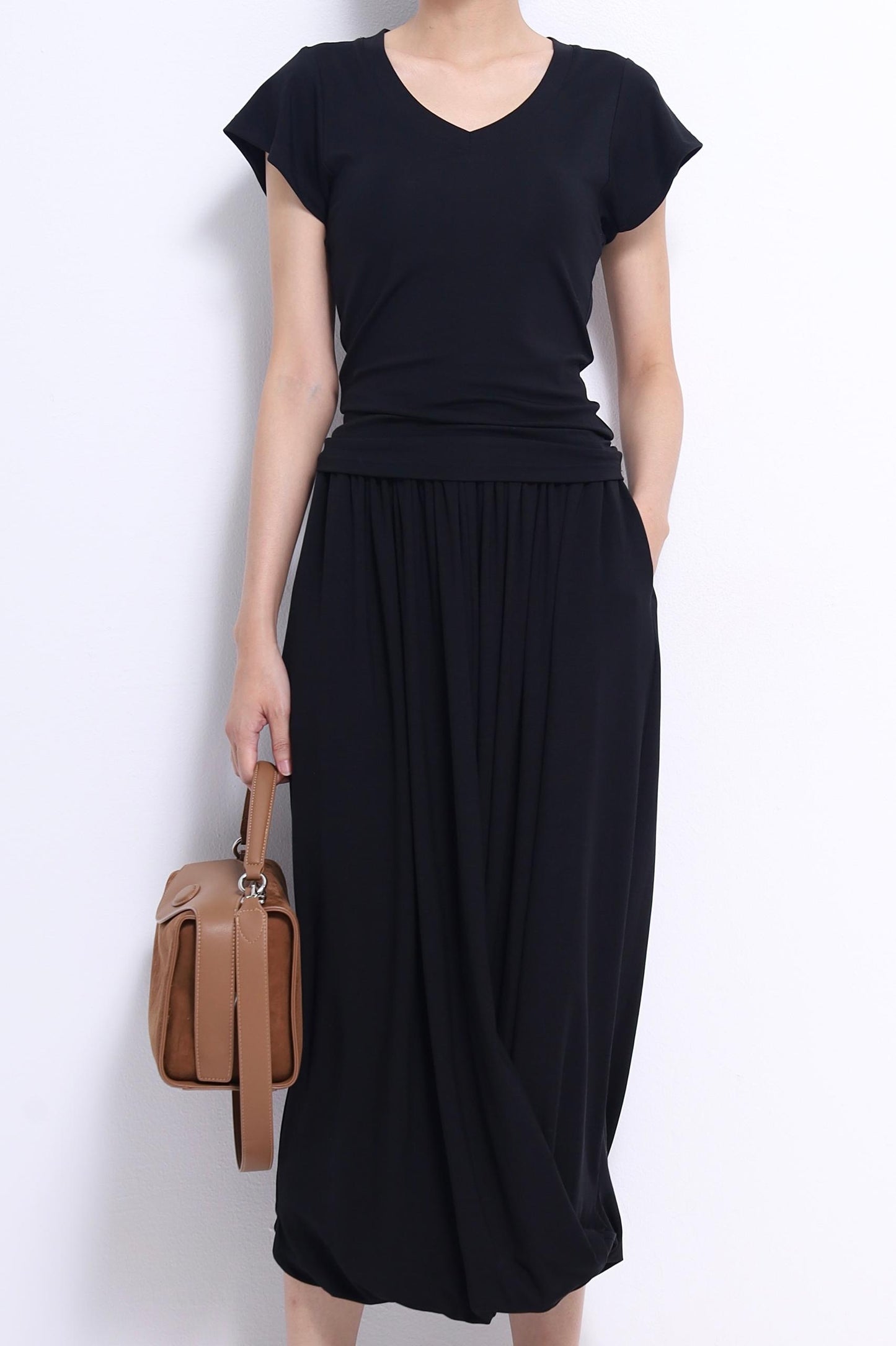 Jay Asymmetrical V-neck Tee