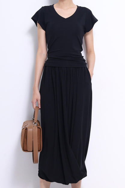 Jay Asymmetrical V-neck Tee
