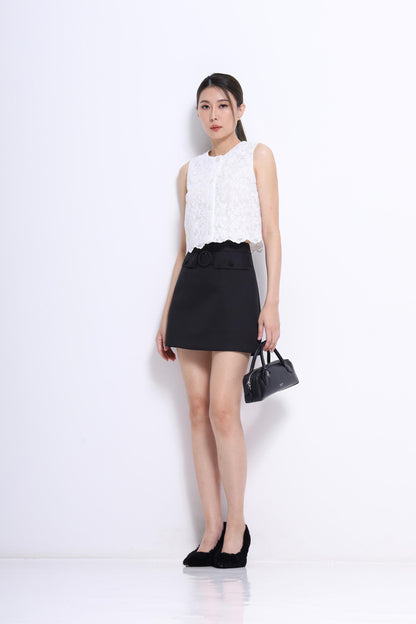 Lily Lace Scallop Top
