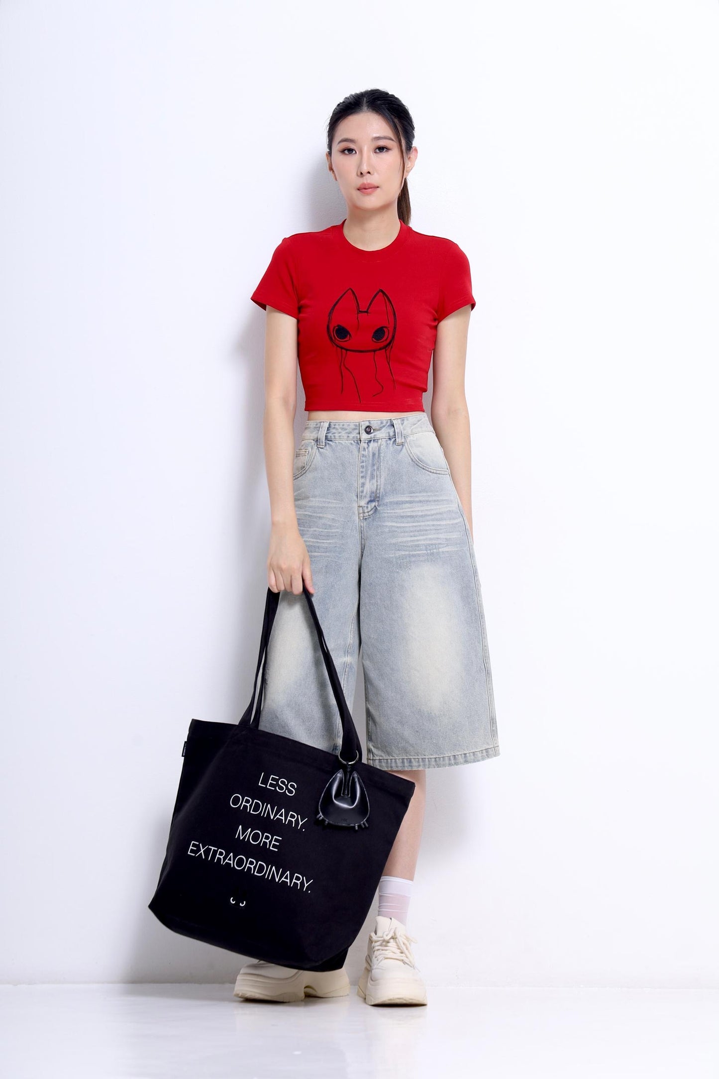 Omo Fitted Cropped Tee