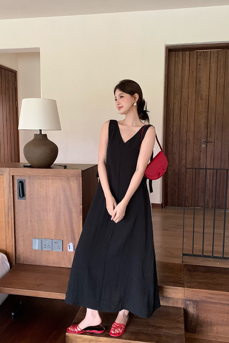 Emy Linen A-line Dress