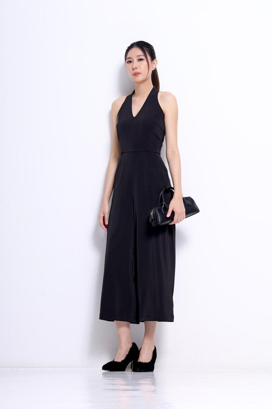 Vina V-Neck Jumpsuit
