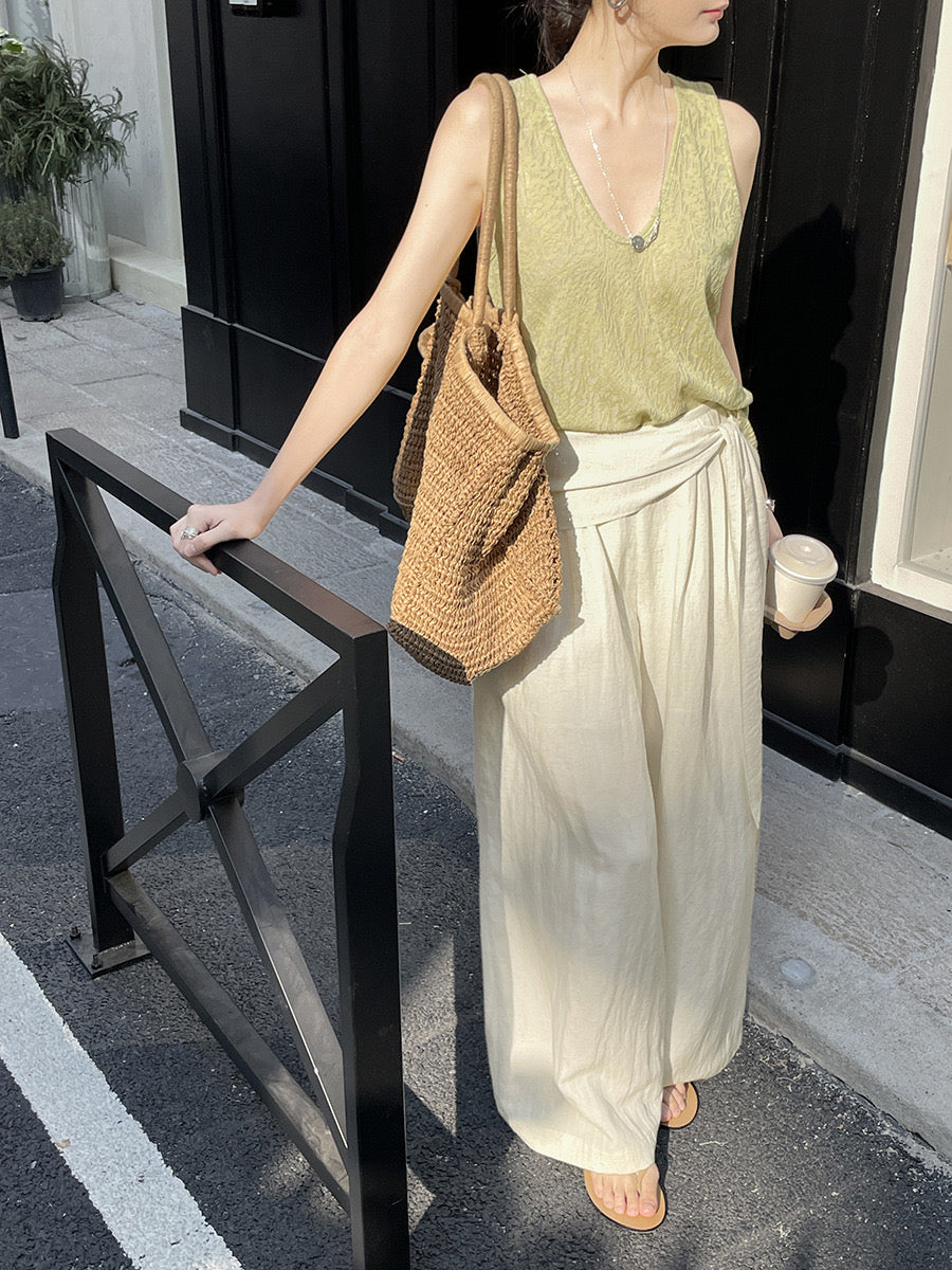 Vera Wide Leg Linen Pants