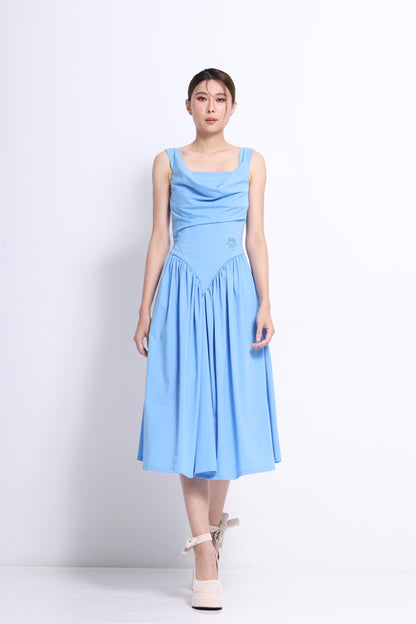 Rella Drop Waist A-line Dress