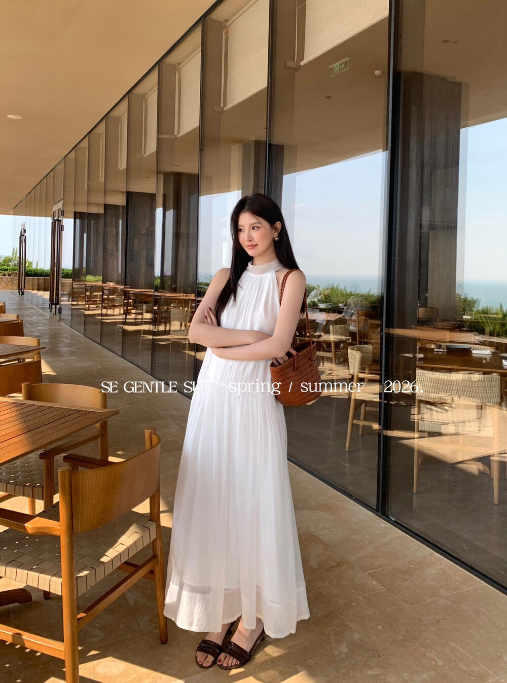 Kylie Summer Halter Dress